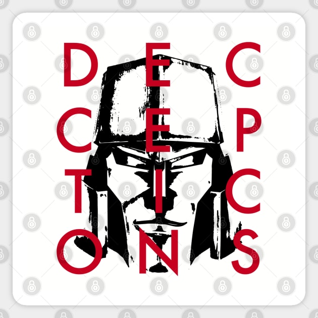 DECEPTICON STACKED Sticker by ROBZILLA